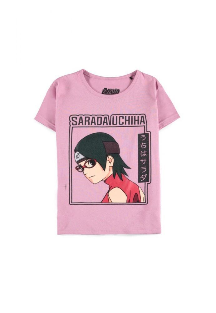 Boruto: Naruto Next Generations Boruto - Next Generation - Girls Short Sleeved T-shirt Pink