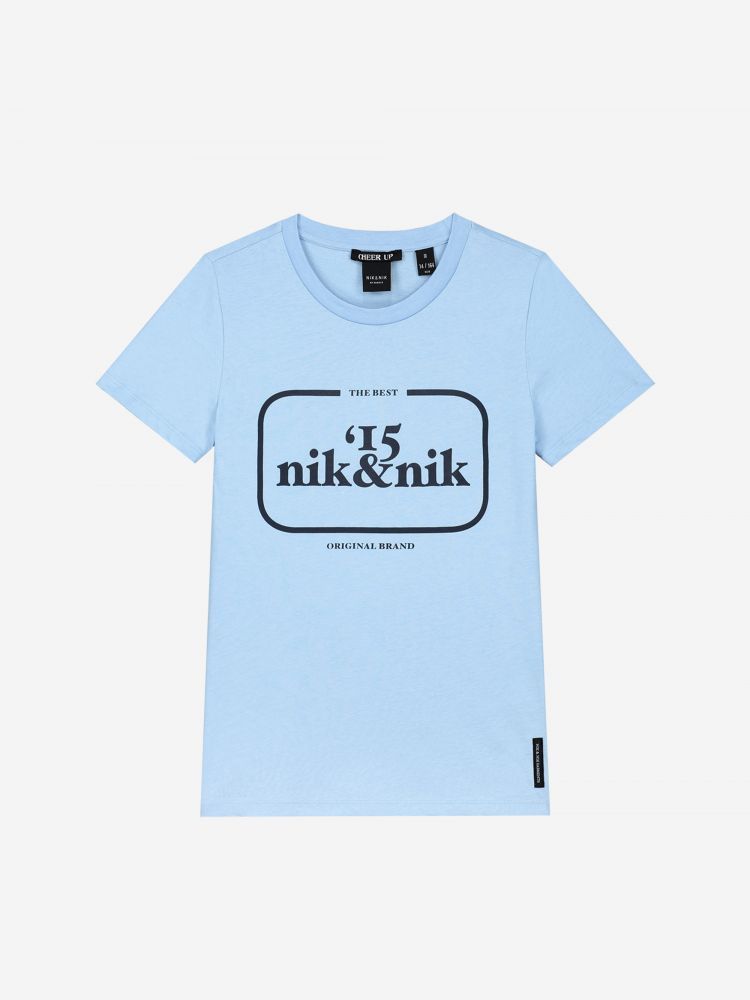 Nik&Nik NIK3849 T-Shirt Rally Blauw