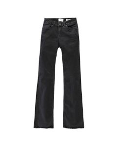 CA5843 Denim Pants Ladies  FLARE TWILL BLACK