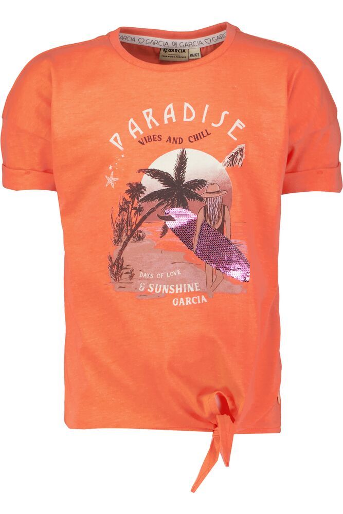 Garcia Jeans GC6322 T-Shirt girls T-shirt ss Orange