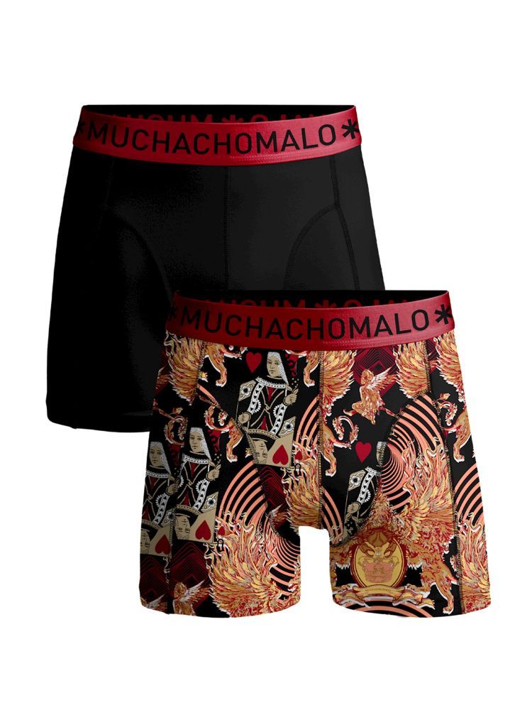 Muchachomalo MU1339 Ondergoed 2-Pack Zwart