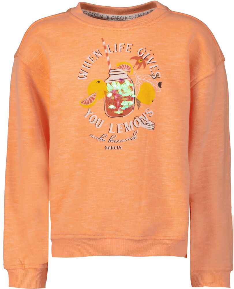 Garcia Jeans GC6242 Trui / Sweater girls sweat Orange
