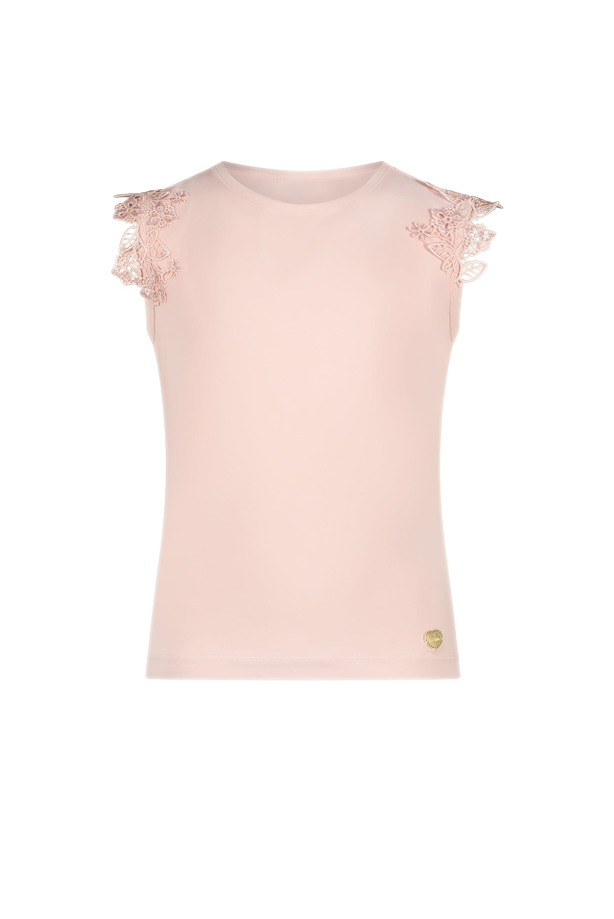 T-Shirt NOOSHY flower applique T-shirt Spring/Summer'24