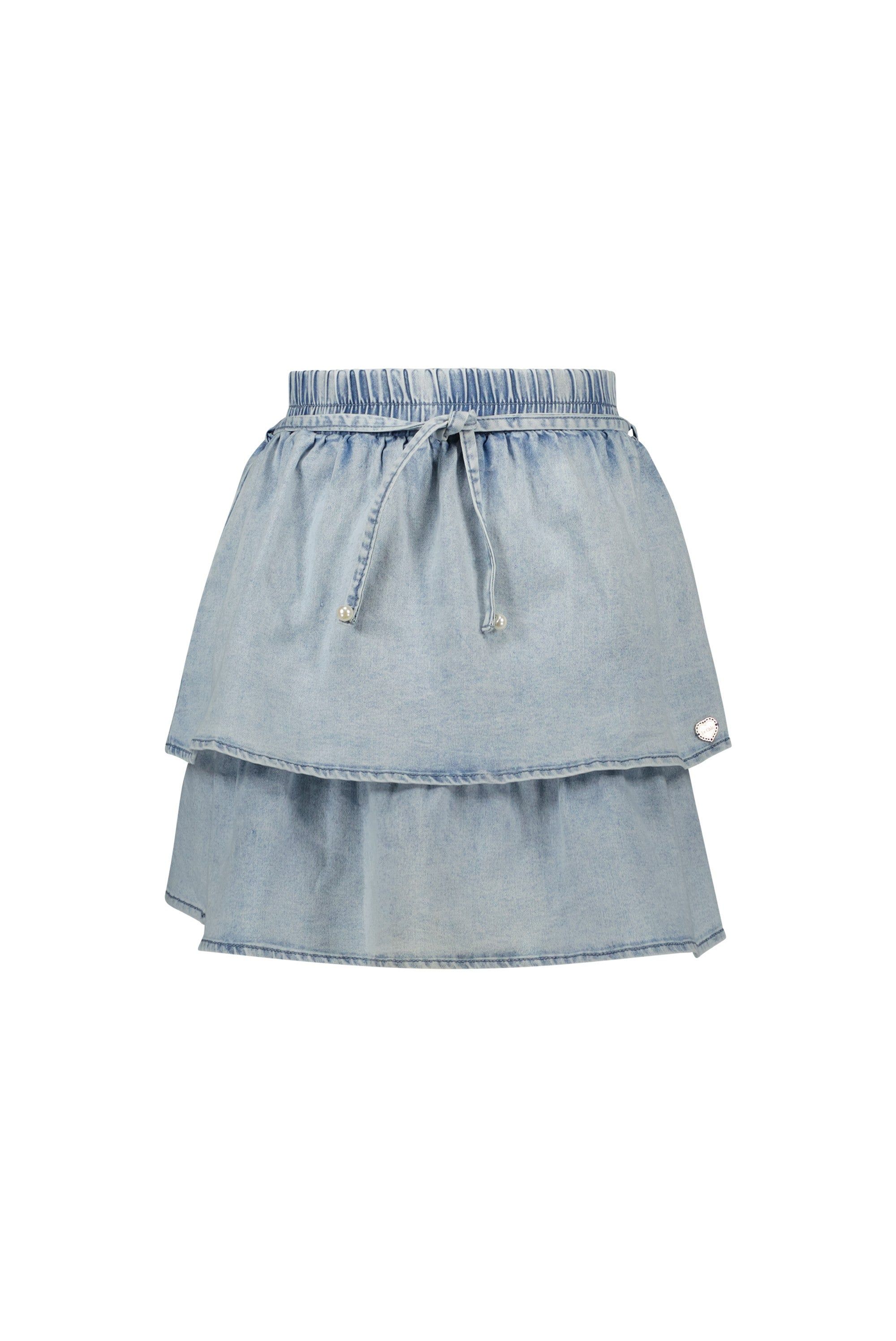 Rok TOEDOE denim layered skirt'24
