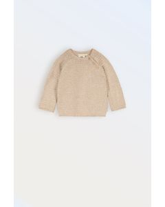Trui / Sweater Baby Gebreide Trui Oatmeal