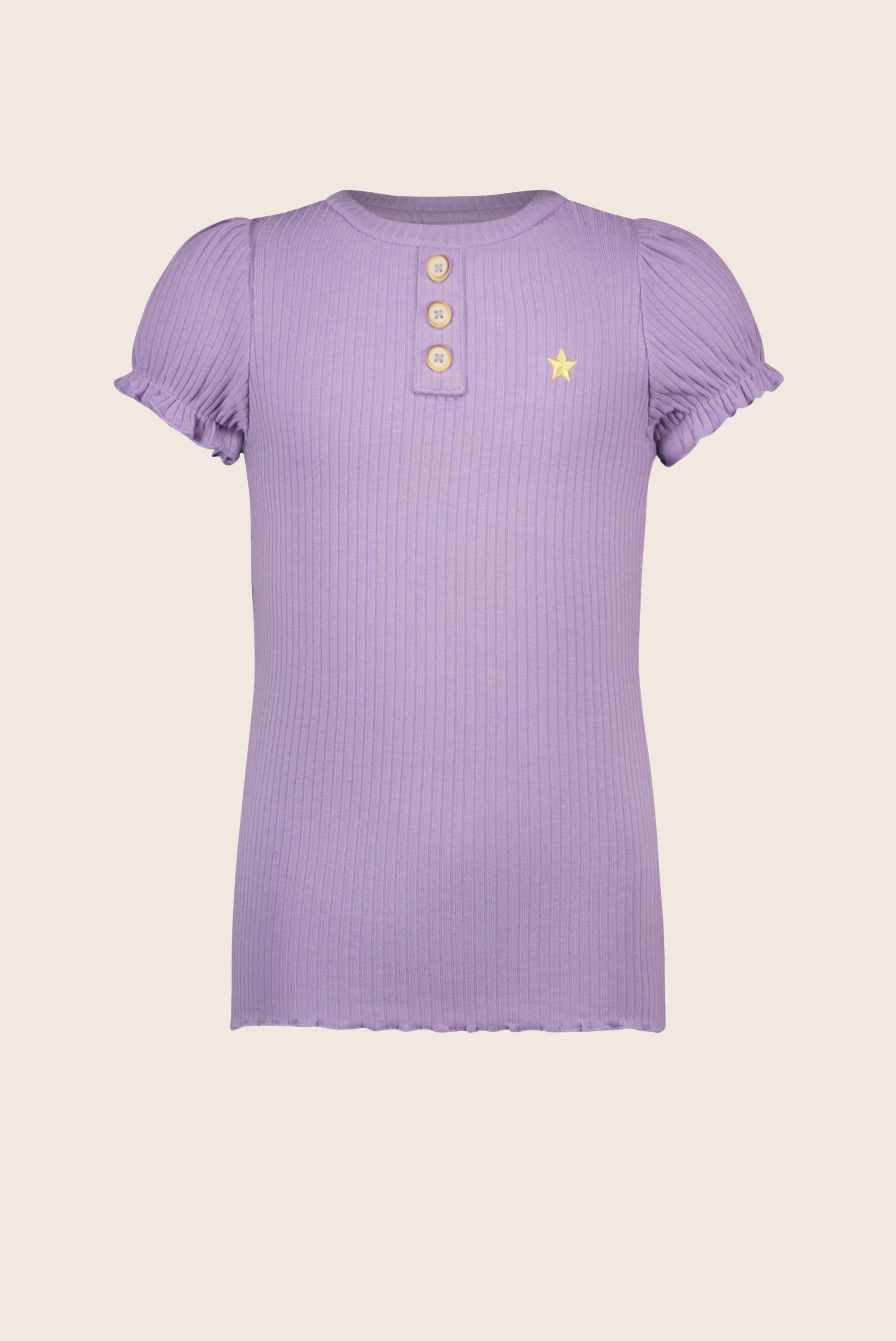 T-Shirt Flo girls solid rib tee Lilac
