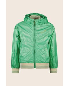 Jas Flo girls hooded summer jacket Green