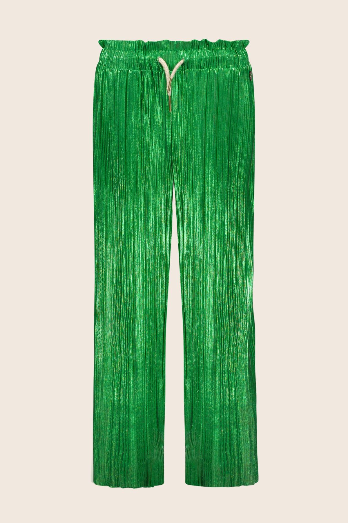 Broek Trouser PARIS green metallic