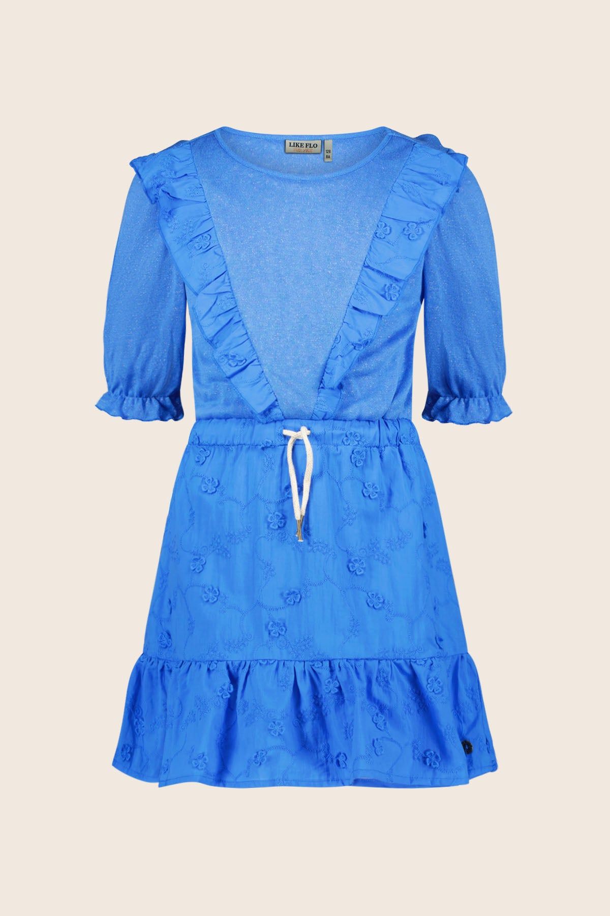 Dress TOOS blue metallic