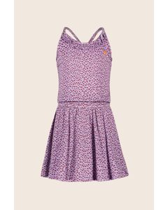 Jurk Dress Toke Lilac Dot