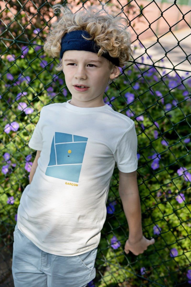 T-Shirt GARÇON baby tennis court T-shirt