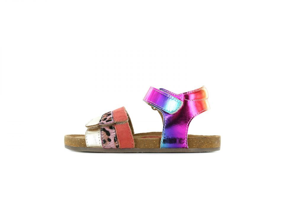 Shoesme Shoesme shiny regenboog sandaal Multicolor
