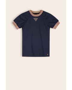 T-Shirt Kayla Fancy Raglan Tshirt Navy Blazer