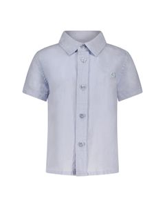 Short GARÇON baby linen blouse short sleeves