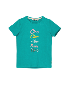 T-Shirt Girls t-shirt ciao print