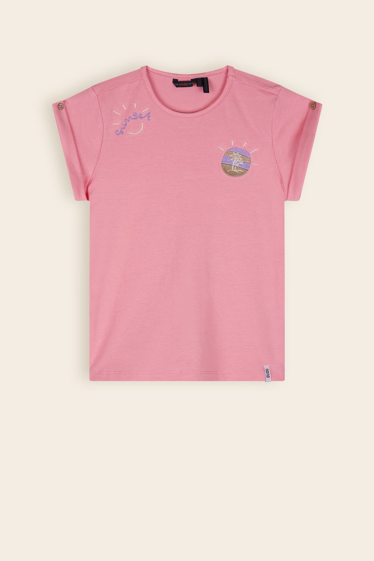 T-Shirt Kiki Basic Plus Tshirt Roze