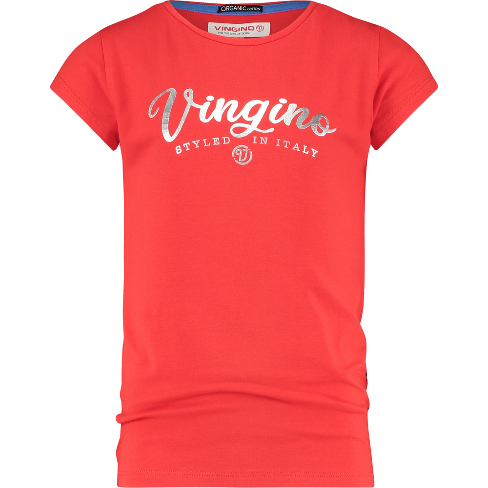 Vingino VN5393 T-Shirt G-Logo-Tee-RNSS Rood