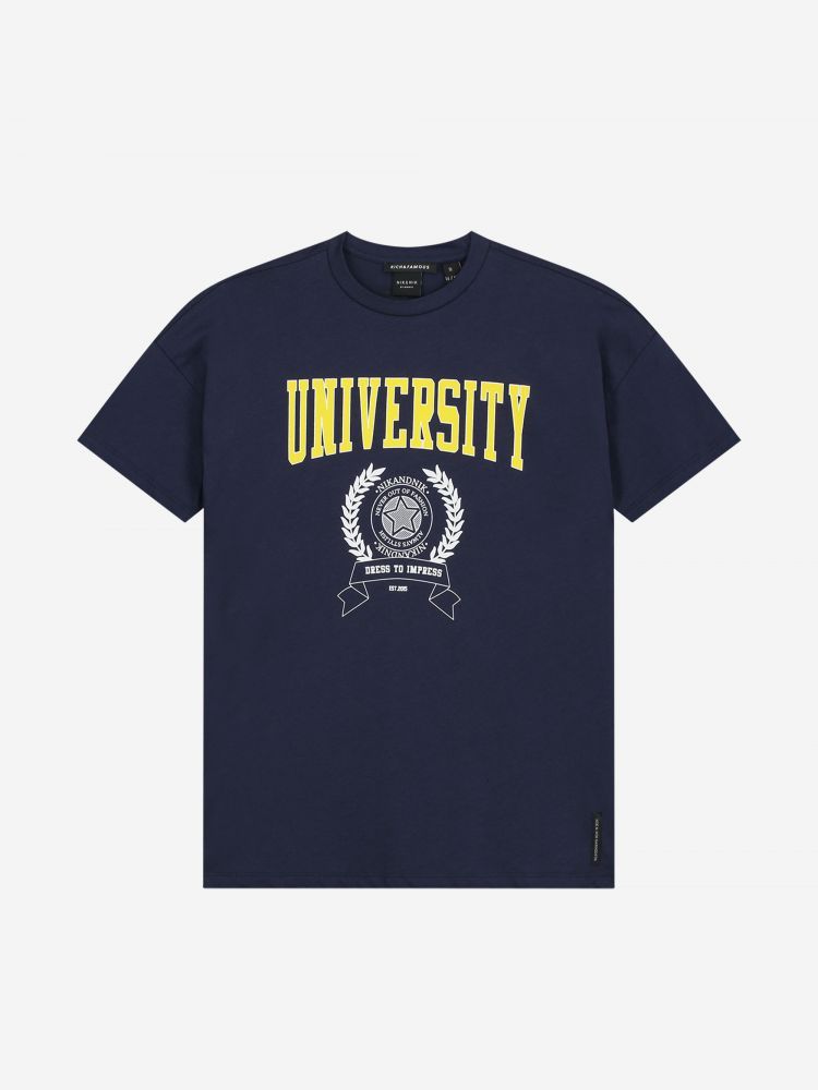 Nik&Nik NIK2874 T-Shirt University Blauw