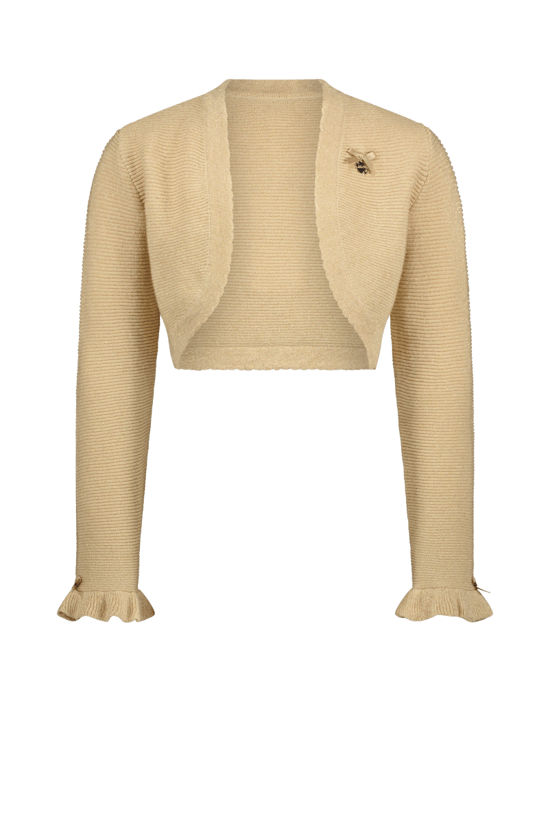 OMARA lurex knit bolero