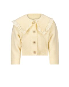 Vest OMSK knitted fancy cardigan mini