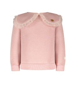 Trui / Sweater OSLO frills & pearls sweater mini
