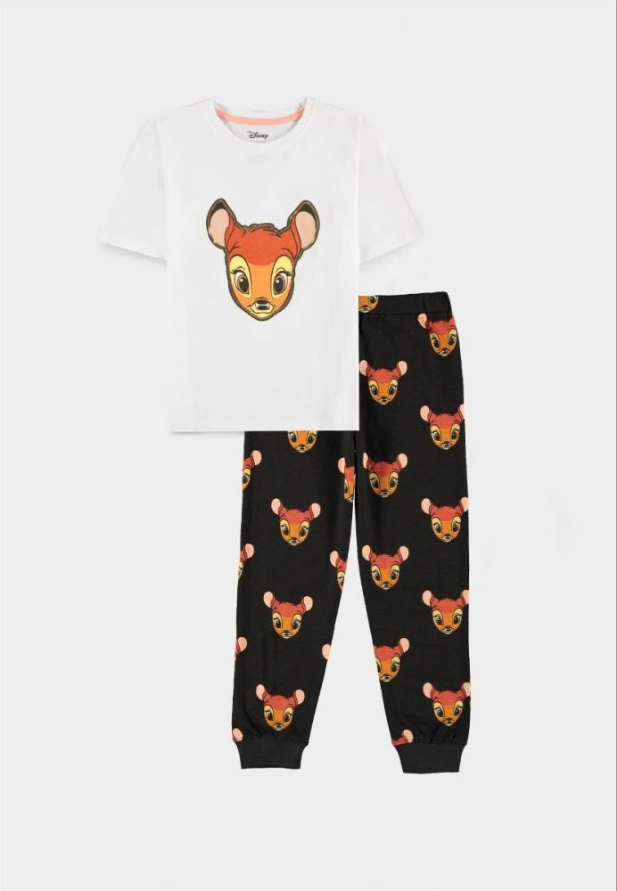 Bambi Bambi - Girls Short Sleeved Pyjama Set Black