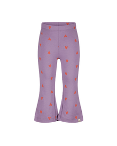 Puk flared pants purple