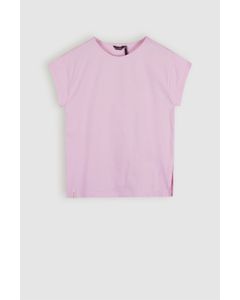 T-Shirt Kasis Tshirt met Knoop Roze