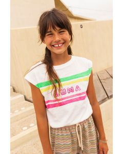 T-Shirt Luna essential top HAPPY Stripe