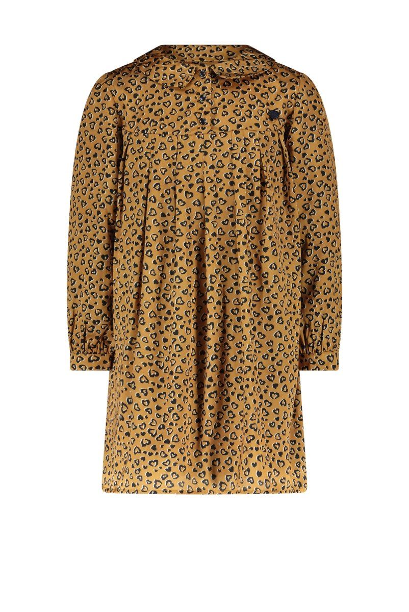 Jurk SITAH pleated leopard dress