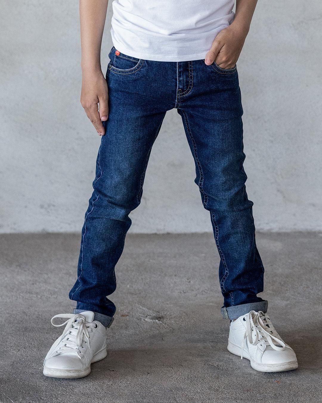 Broek Skinny fit jeans used dark used
