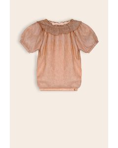 T-Shirt Tommy Plissee Top Bronze