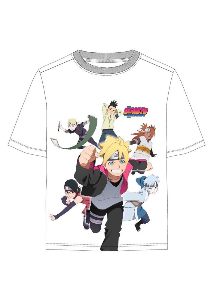 Boruto: Naruto Next Generations Boruto - Next Generation - Boys Short Sleeved T-shirt White