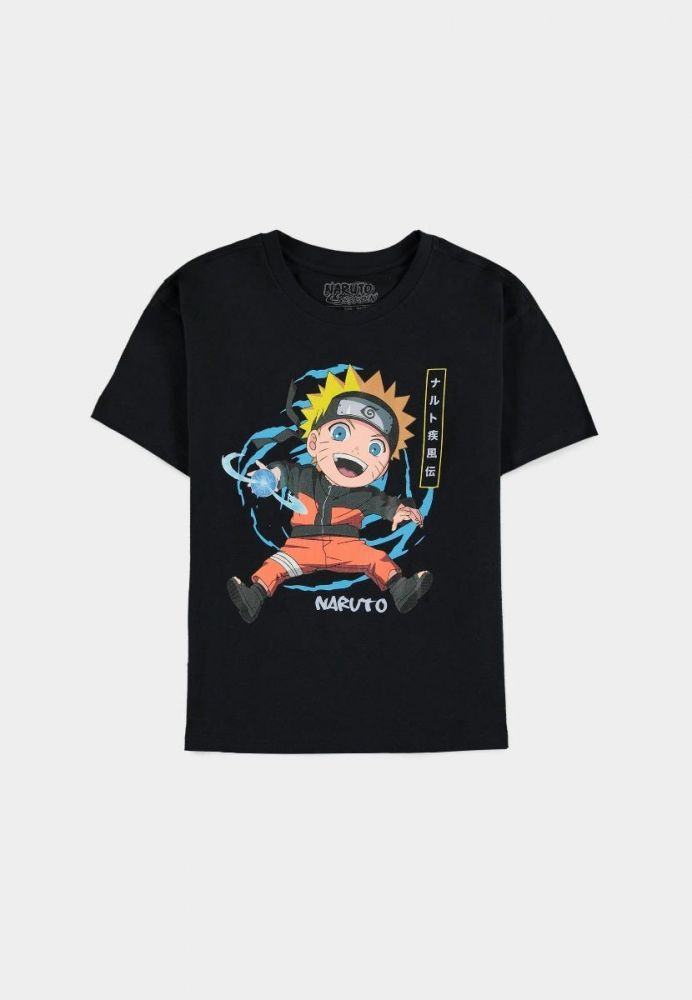 Naruto Shippuden Naruto Shippuden - Boys Short Sleeved T-shirt Black