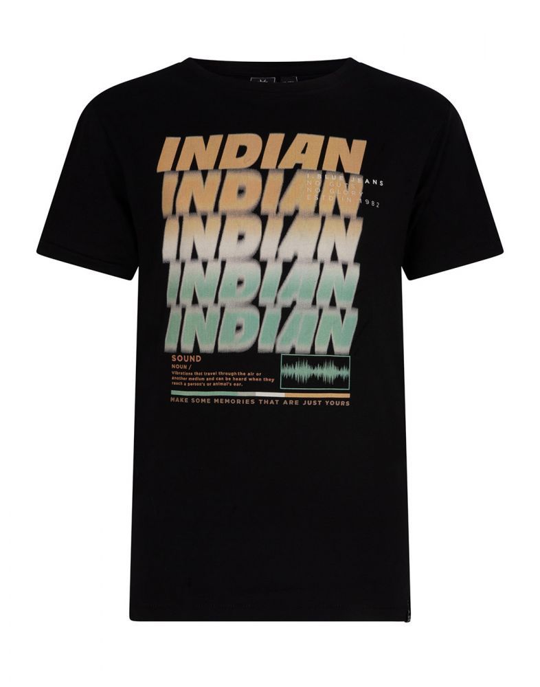 Indian Blue Jeans IN2853 T-Shirt Zwart