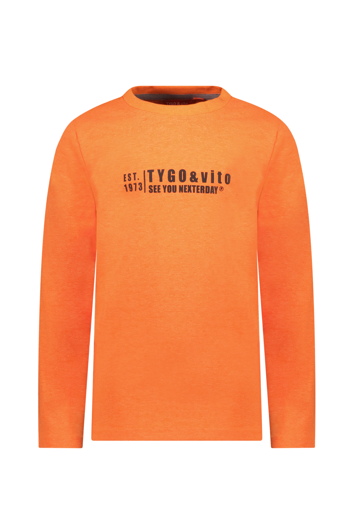 Longsleeve T-shirt lange mouw Dani oranje clownfish
