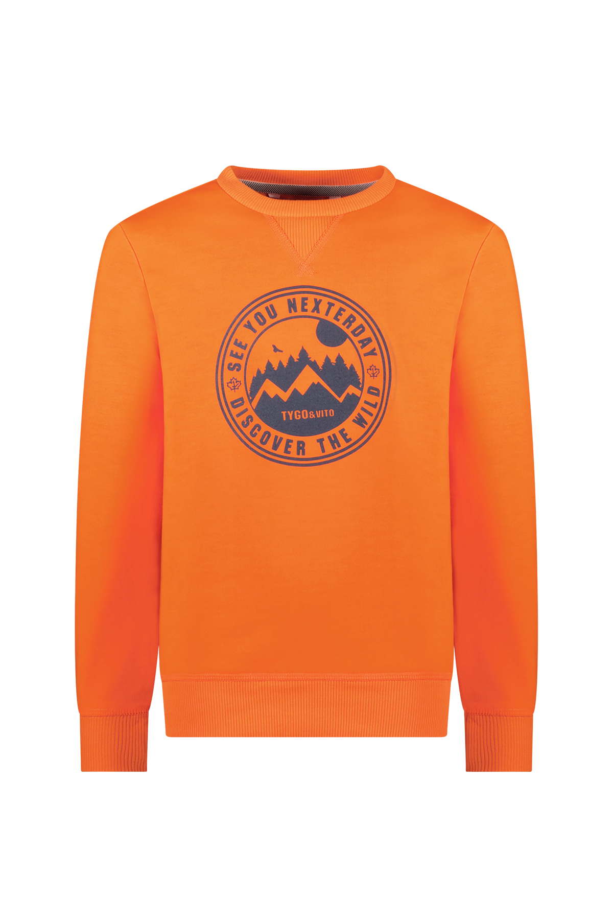 Trui / Sweater Sweater neon Samir  neon oranje