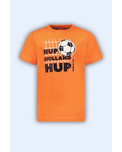T-Shirt T-shirt Holland neon oranje