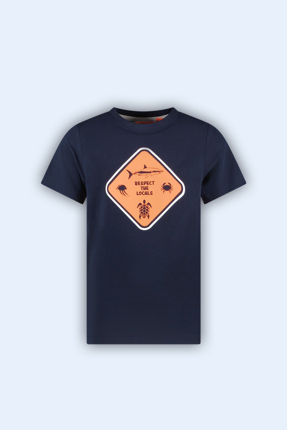 T-Shirt T-shirt Wessel donker blauw