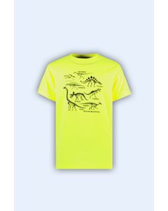 T-Shirt T-shirt James neon geel DUBBEL?