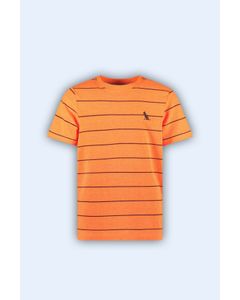 T-Shirt T-shirt Jack neon oranje