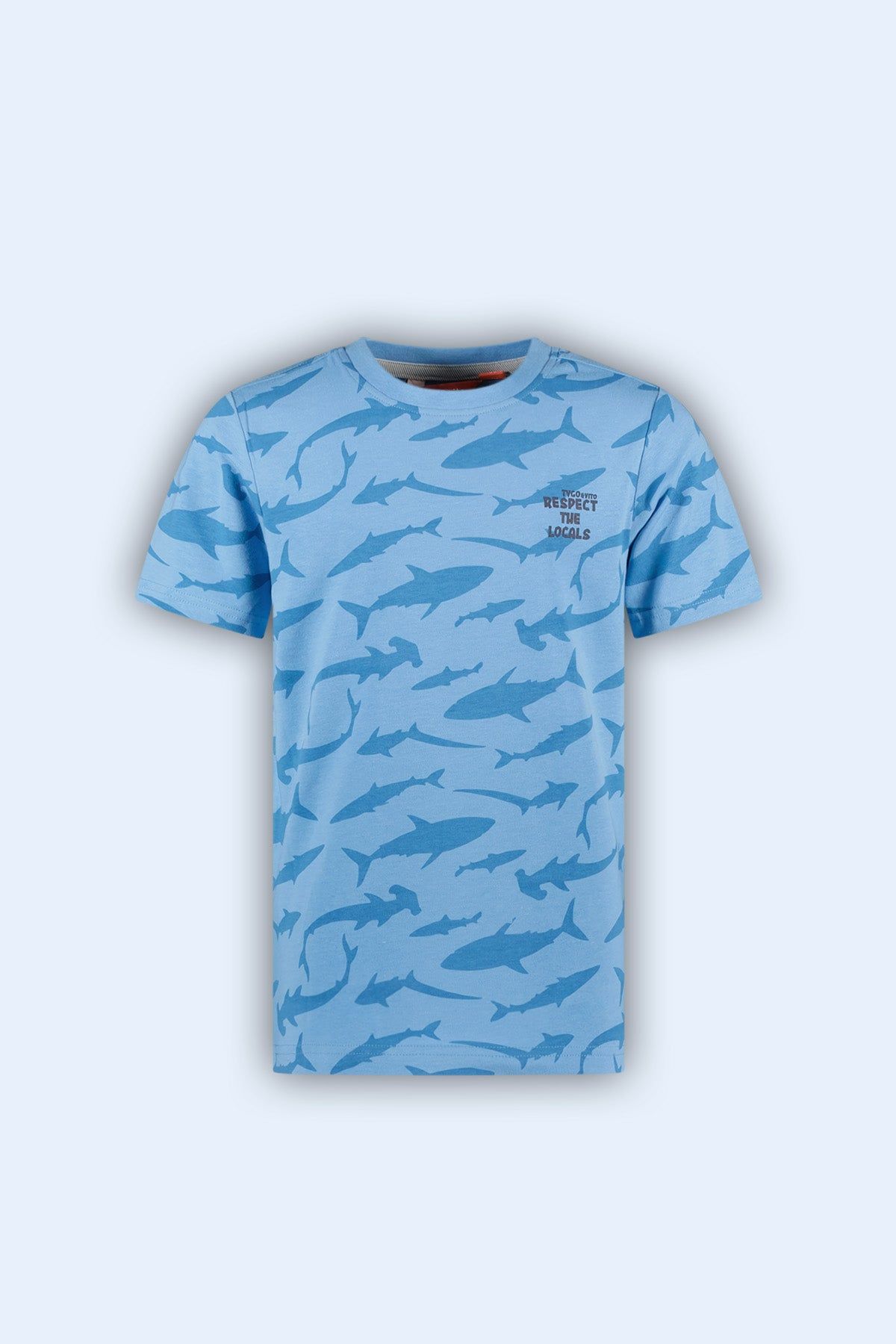 T-Shirt T-shirt Thijs licht blauw