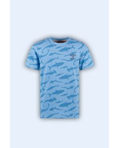 T-Shirt T-shirt Thijs licht blauw