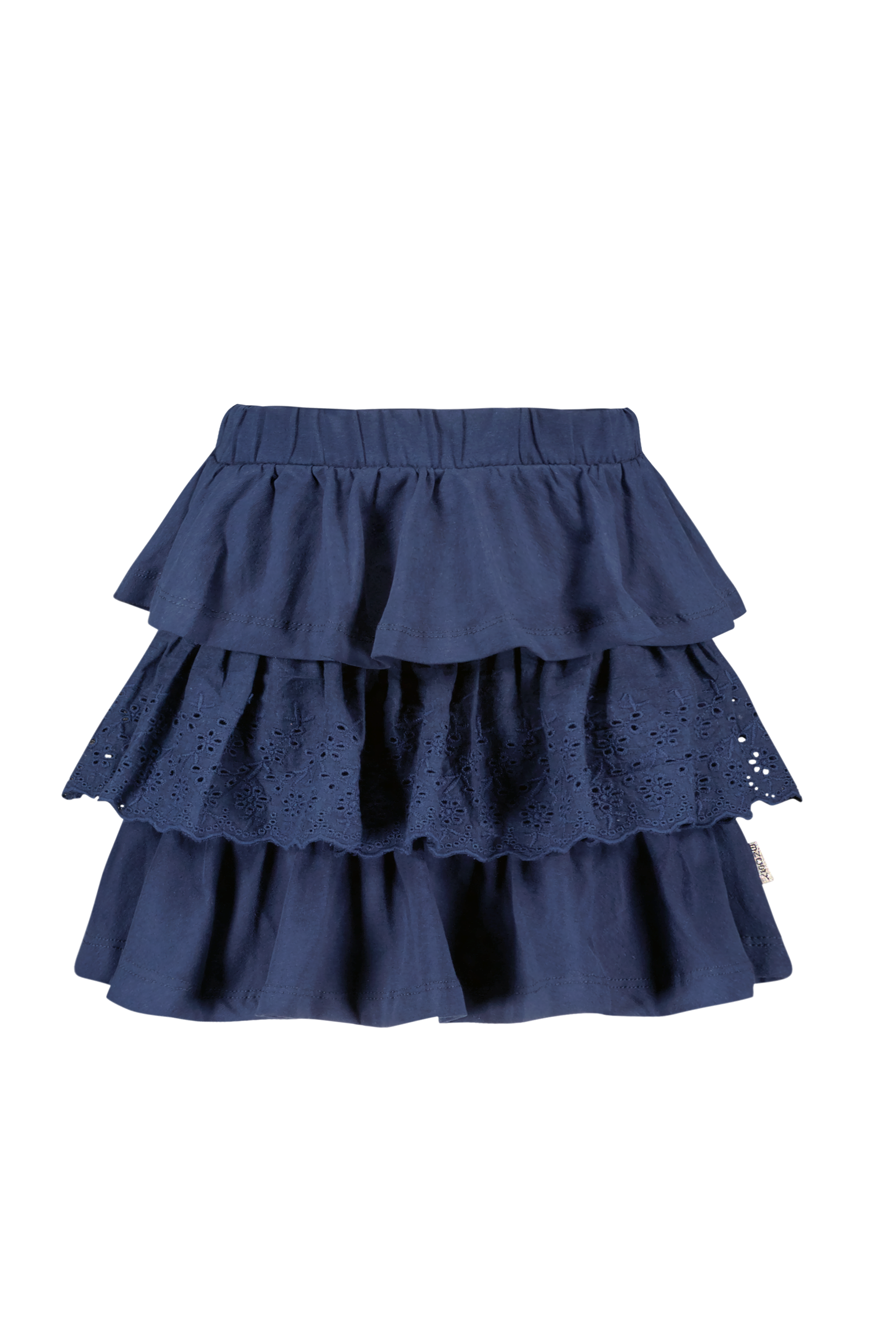 Rok Girls 3 layer skirt. w/ 2nd layer embroidery lace fabric