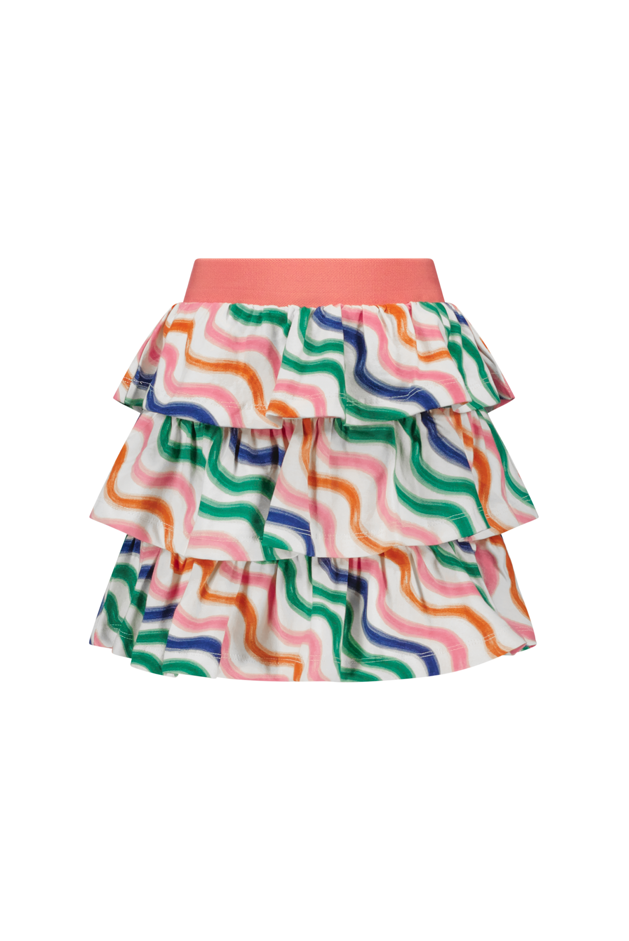 Rok Girls 3-layer jersey skirt w/ allover print