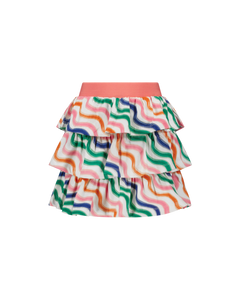 Rok Girls 3-layer jersey skirt w/ allover print