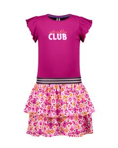 Rok Girls dress w/ jersey top and 2 layer skirt part